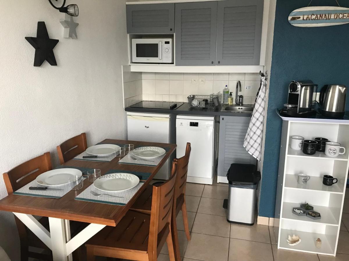 Cosy T2 Front De Mer Piscine Parking Terrasse Lacanau Bagian luar foto